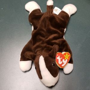Ty Beanie Baby Bruno the Bull Terrior